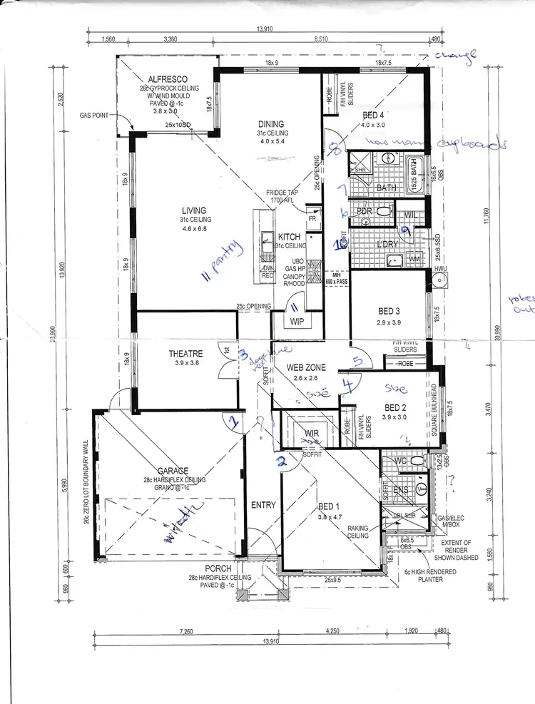 Floorplan of Homely house listing, 38 Massicot Road, Treeby WA 6164