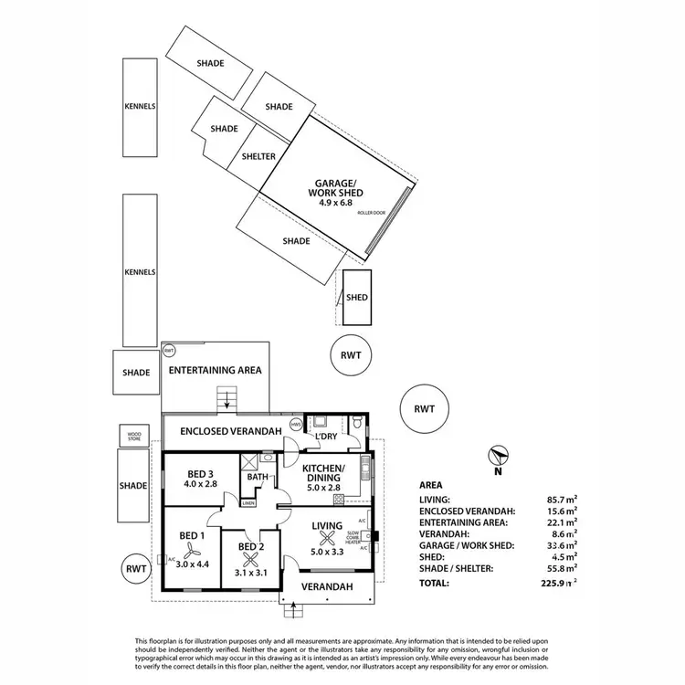 Floorplan of Homely house listing, 33 Ramm Road, Mannum SA 5238