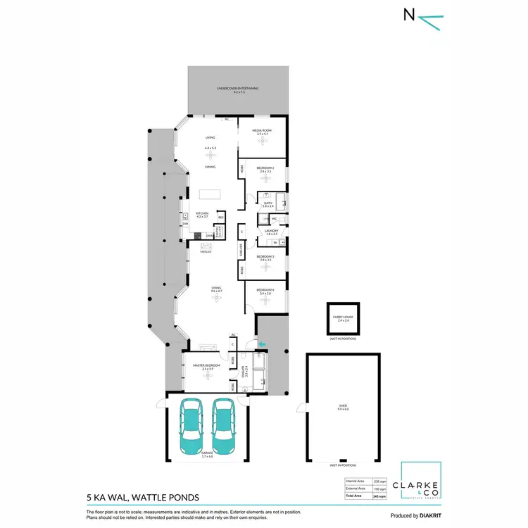 Floorplan of Homely house listing, 5 Ka Wal, Wattle Ponds NSW 2330