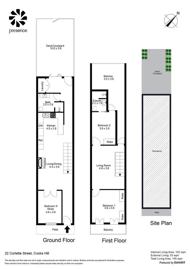 Floorplan of Homely house listing, 22 Corlette Street, Cooks Hill NSW 2300