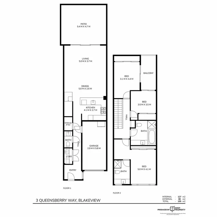Floorplan of Homely house listing, 3 Queensberry Way, Blakeview SA 5114