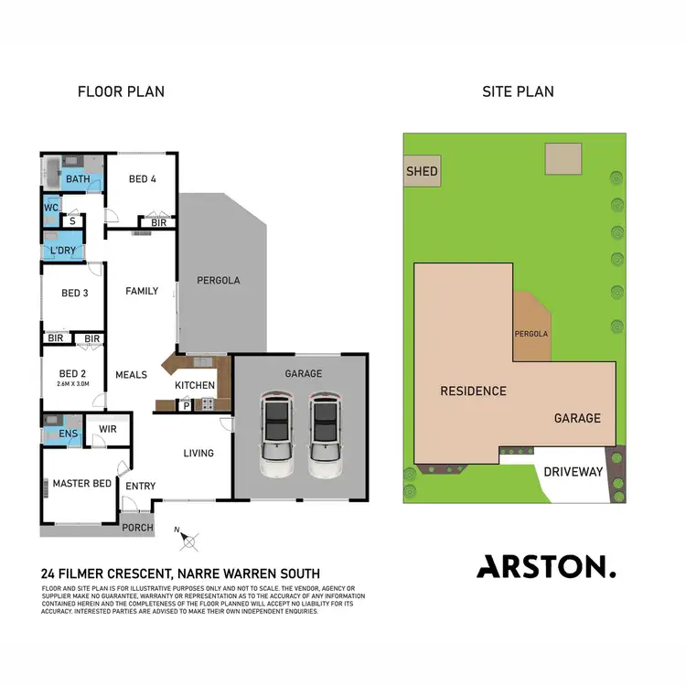 Floorplan of Homely house listing, 24 Filmer Crescent, Narre Warren South VIC 3805