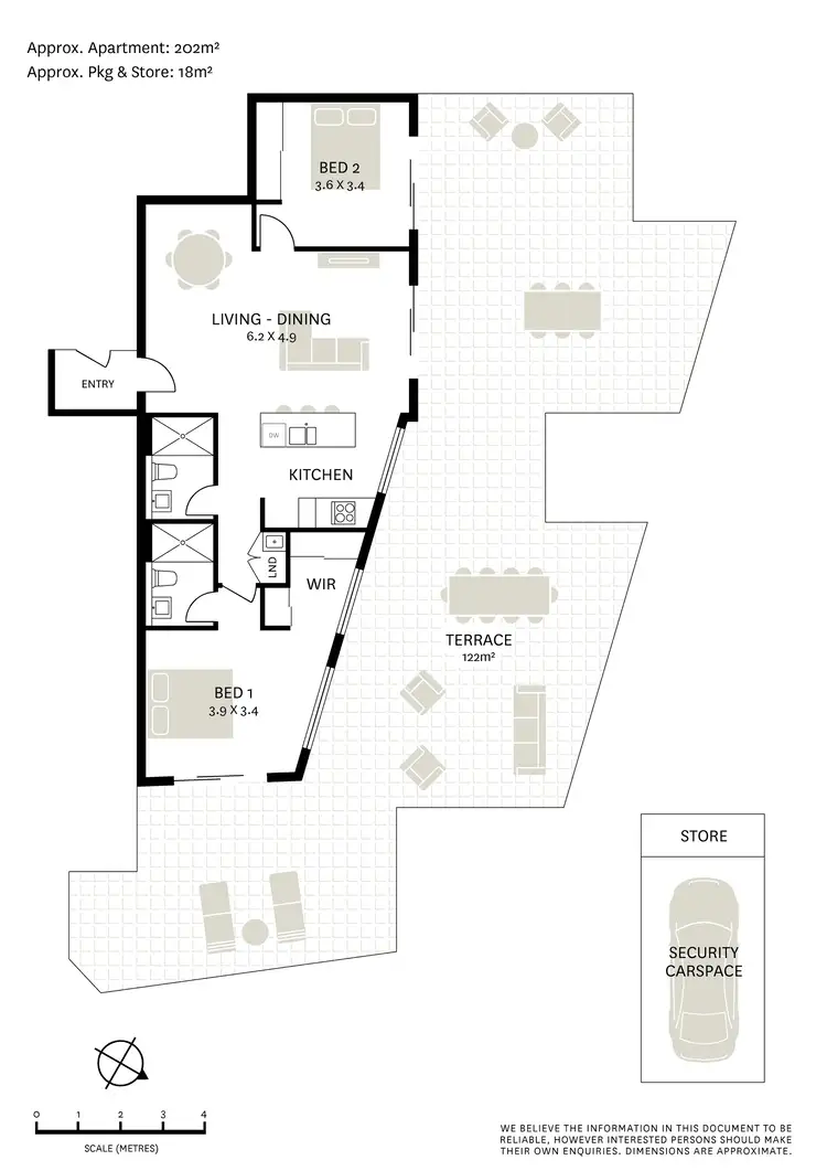 Floorplan of Homely apartment listing, 19/205 Homer Street, Earlwood NSW 2206