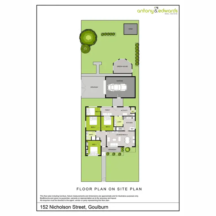 Floorplan of Homely house listing, 152 Nicholson Street, Goulburn NSW 2580