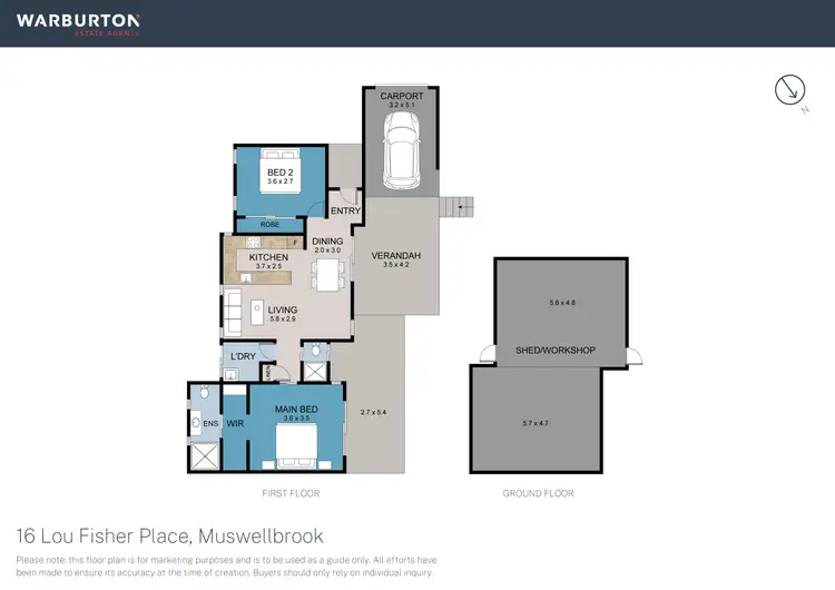 Floorplan of Homely house listing, 16 Lou Fisher Place, Muswellbrook NSW 2333