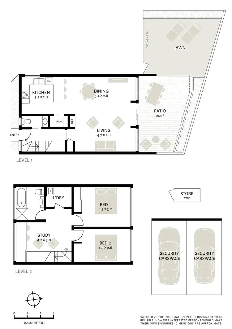 Floorplan of Homely townhouse listing, 10/55 Wrights Road, Drummoyne NSW 2047
