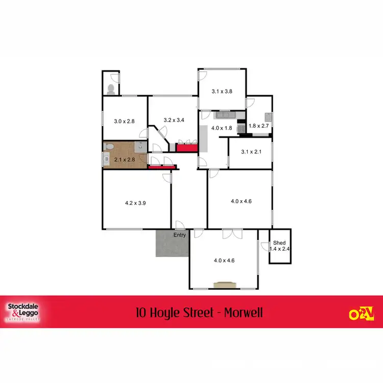 Floorplan of Homely house listing, 10 Hoyle Street, Morwell VIC 3840