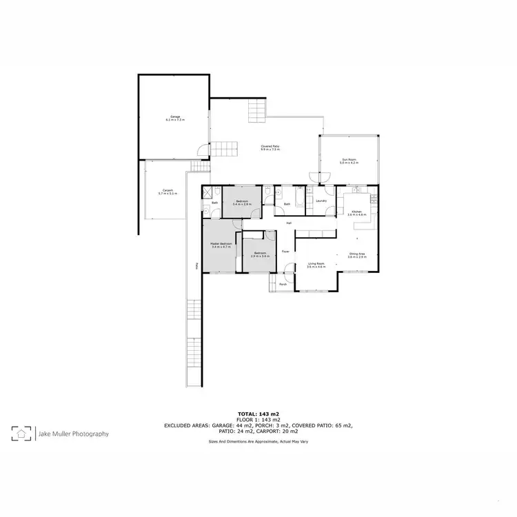 Floorplan of Homely house listing, 3 Brigalow Crescent, Mount Gambier SA 5290