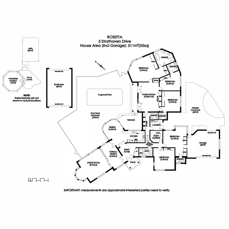Floorplan of Homely house listing, 5 Strathaven Drive, Rosetta TAS 7010