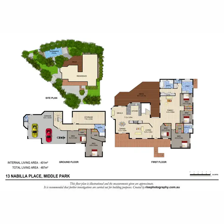 Floorplan of Homely house listing, 13 Nabilla Place, Middle Park QLD 4074