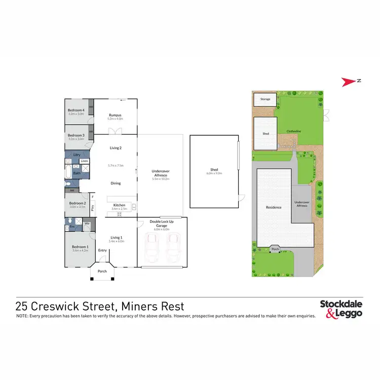 Floorplan of Homely house listing, 25 Creswick Street, Miners Rest VIC 3352