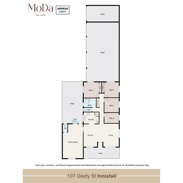 Floorplan of Homely house listing, 107 Glady Street, Innisfail QLD 4860