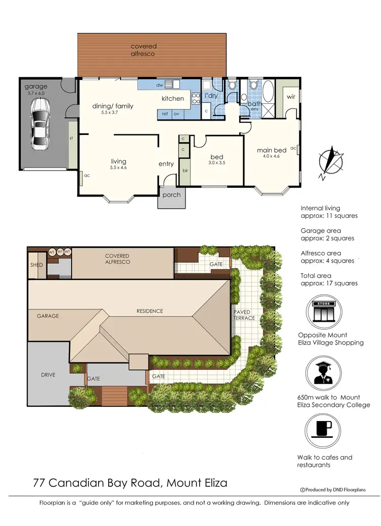 Floorplan of Homely house listing, 77 Canadian Bay Road, Mount Eliza VIC 3930