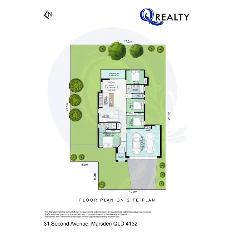 Floorplan of Homely house listing, 31 Second Avenue, Marsden QLD 4132