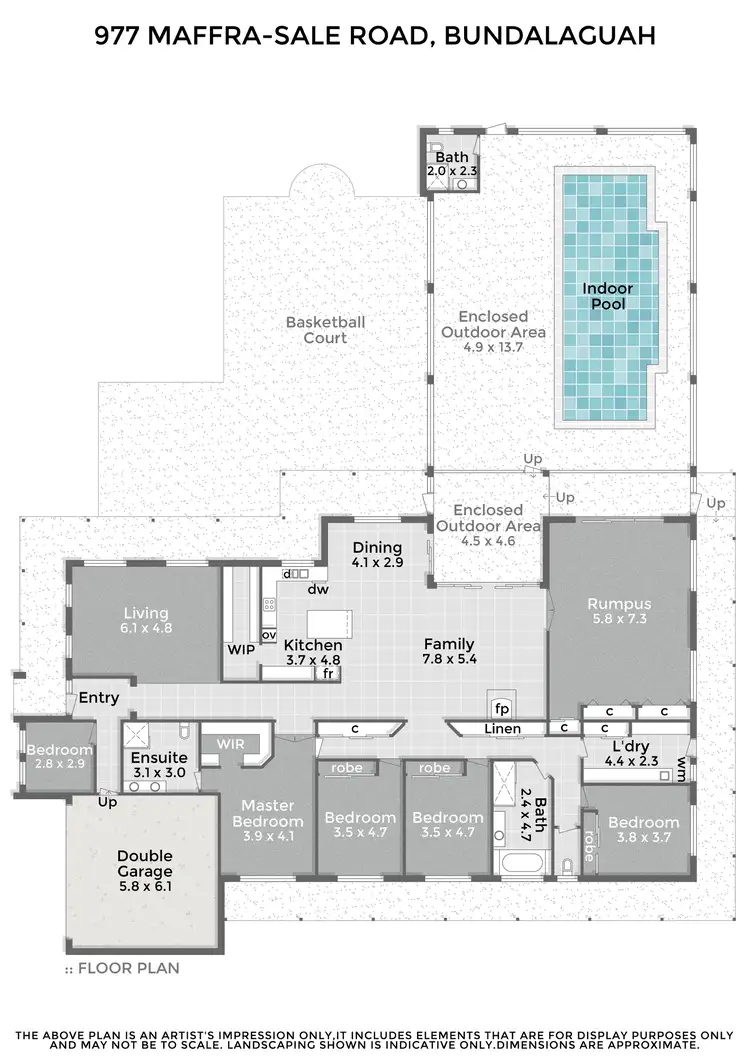 Floorplan of Homely house listing, 977 Maffra-Sale Road, Bundalaguah VIC 3851