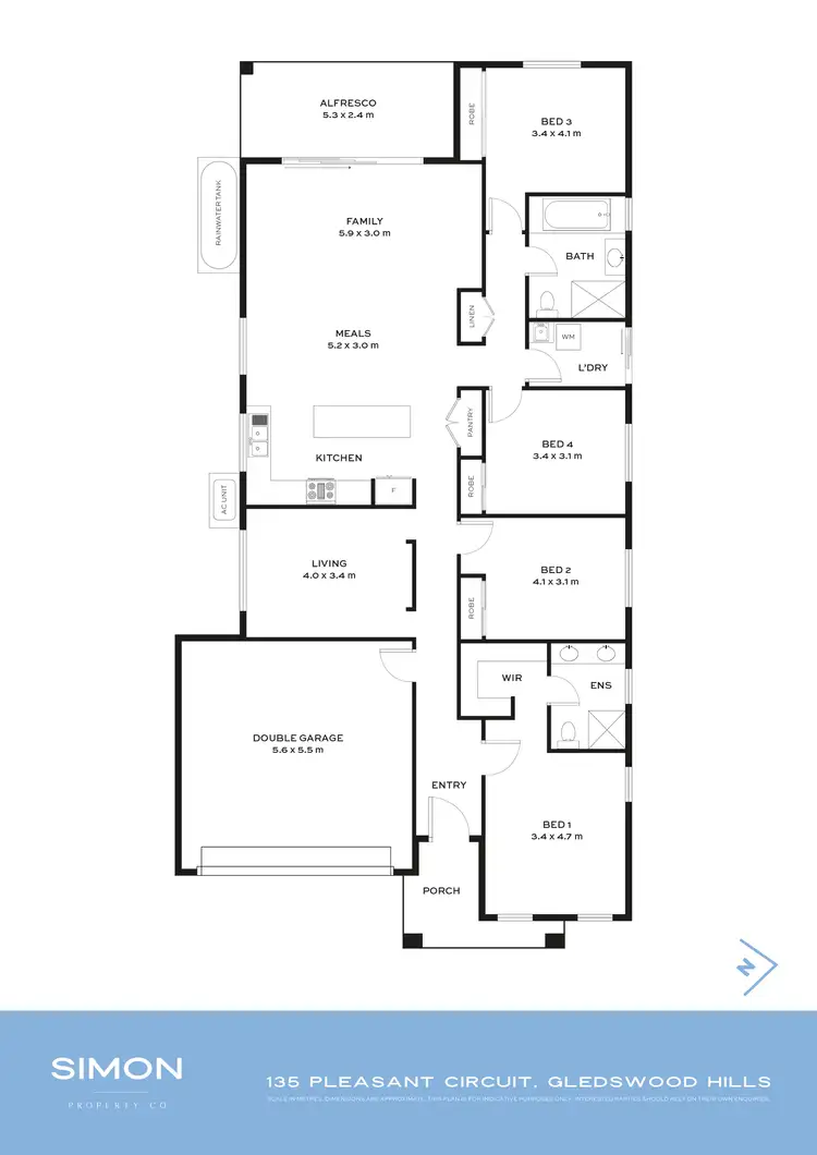 Floorplan of Homely house listing, 135 Pleasant Circuit, Gledswood Hills NSW 2557