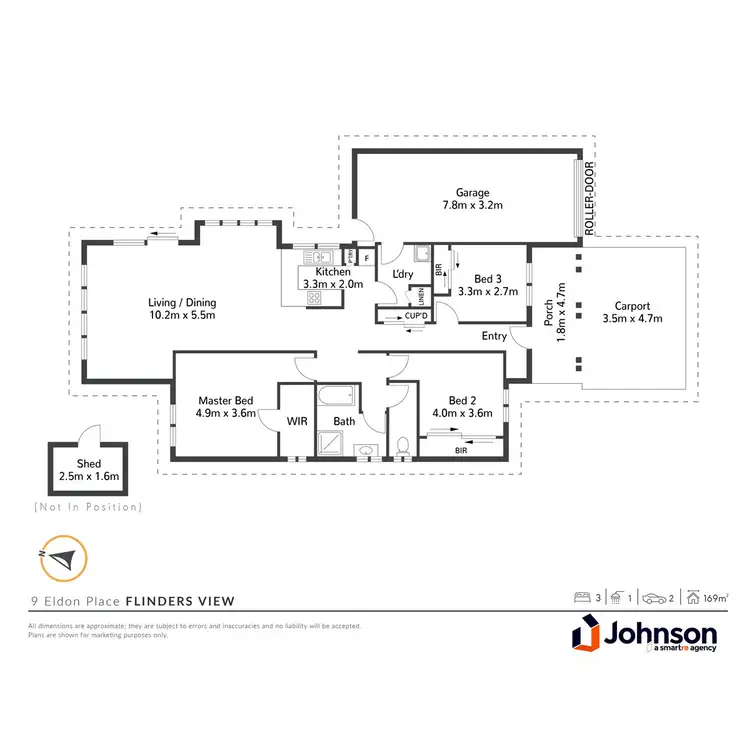 Floorplan of Homely house listing, 9 Eldon Place, Flinders View QLD 4305