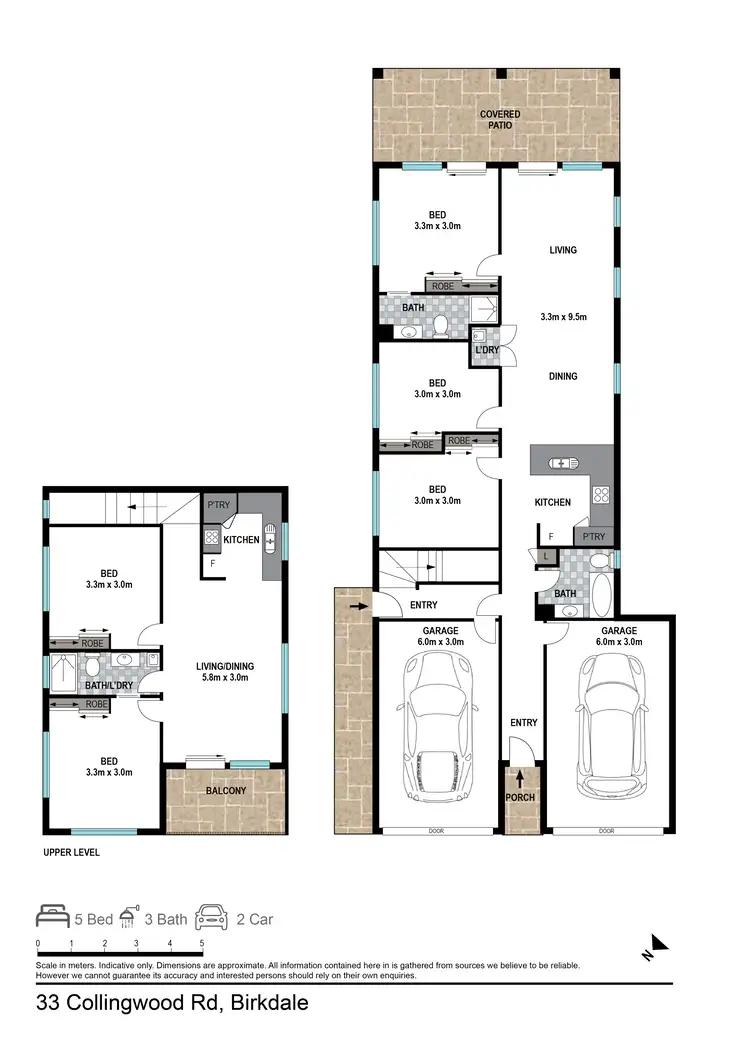 Floorplan of Homely house listing, 33A Collingwood Road, Birkdale QLD 4159