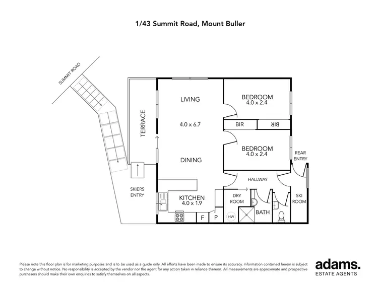 Floorplan of Homely apartment listing, 1/43 Summit Road, Mount Buller VIC 3723