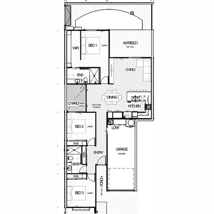 Floorplan of Homely semi-detached listing, Lot 9 TBA, Beerwah QLD 4519