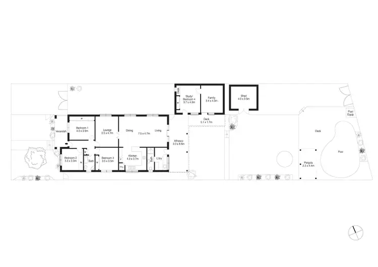 Floorplan of Homely house listing, 347 Queen Street, Concord West NSW 2138