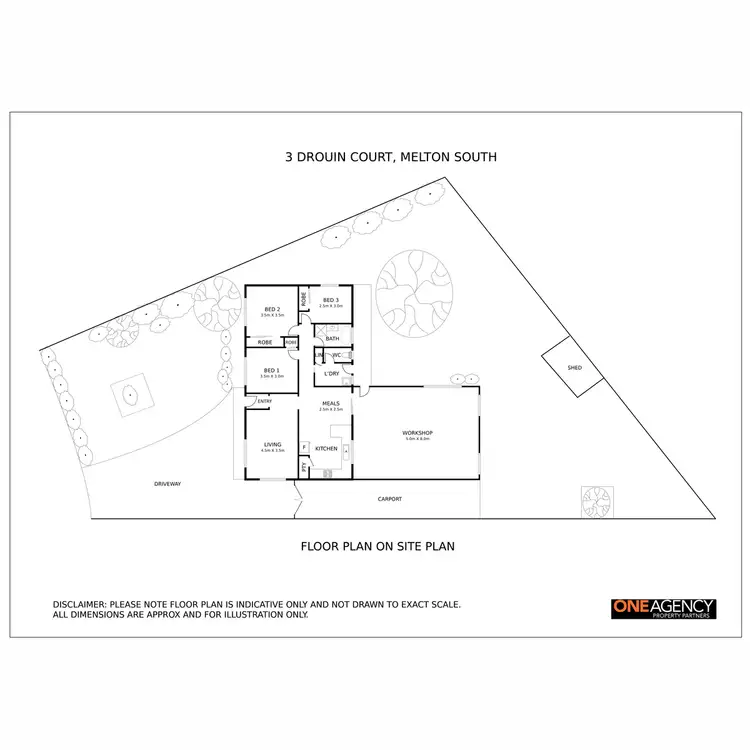 Floorplan of Homely house listing, 3 Drouin Court, Melton South VIC 3338