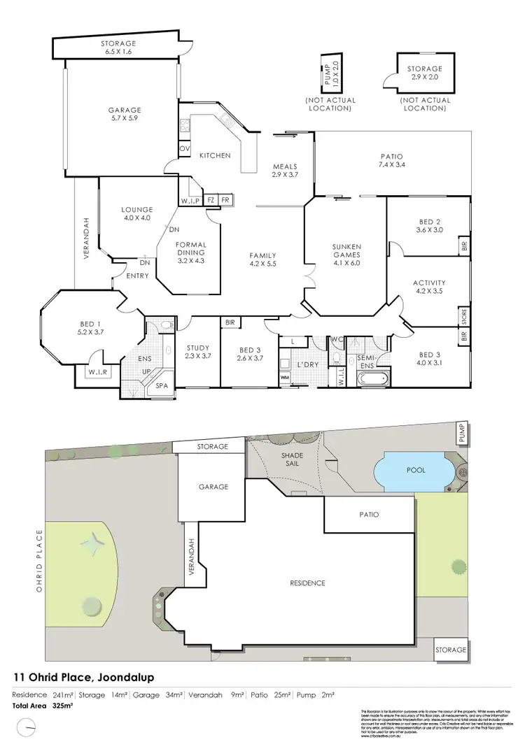 Floorplan of Homely house listing, 11 Ohrid Place, Joondalup WA 6027