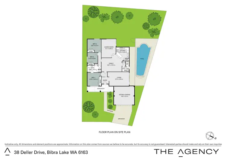 Floorplan of Homely house listing, 38 Deller Drive, Bibra Lake WA 6163