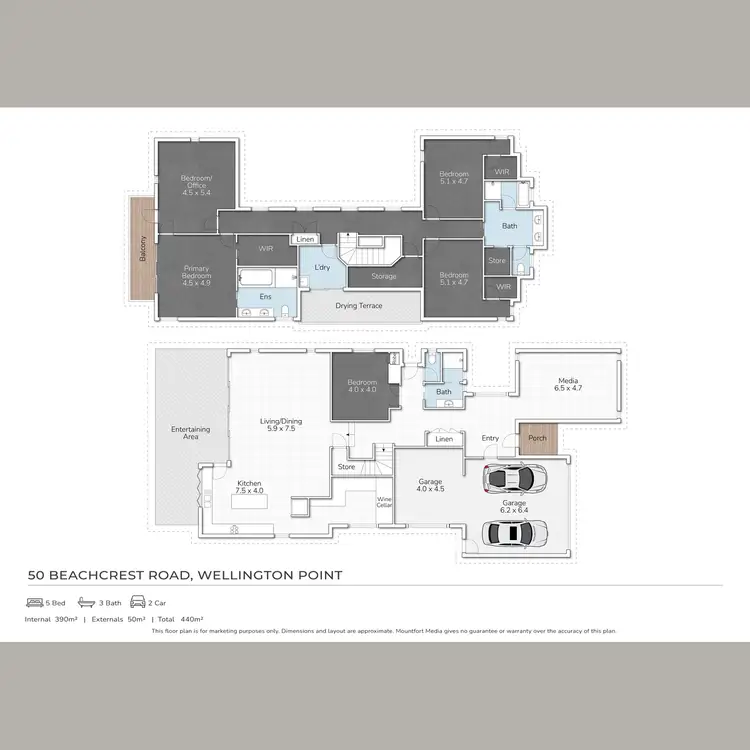Floorplan of Homely house listing, 50 Beachcrest Road, Wellington Point QLD 4160