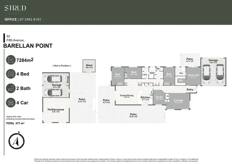 Floorplan of Homely house listing, 53 Fifth Avenue, Barellan Point QLD 4306