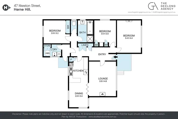 Floorplan of Homely house listing, 47 Itkeston Street, Herne Hill VIC 3218