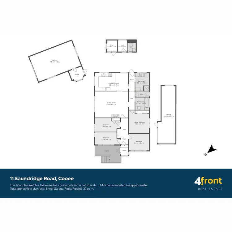 Floorplan of Homely house listing, 11 Saundridge Road, Cooee TAS 7320