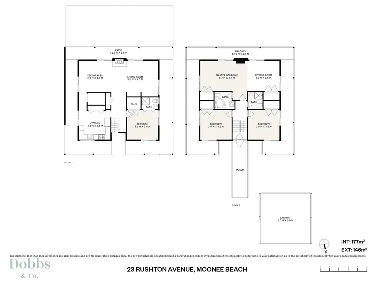Floorplan of Homely house listing, 23 Rushton Avenue, Moonee Beach NSW 2450