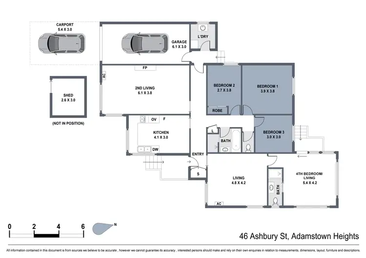 Floorplan of Homely house listing, 46 Ashbury Street, Adamstown Heights NSW 2289