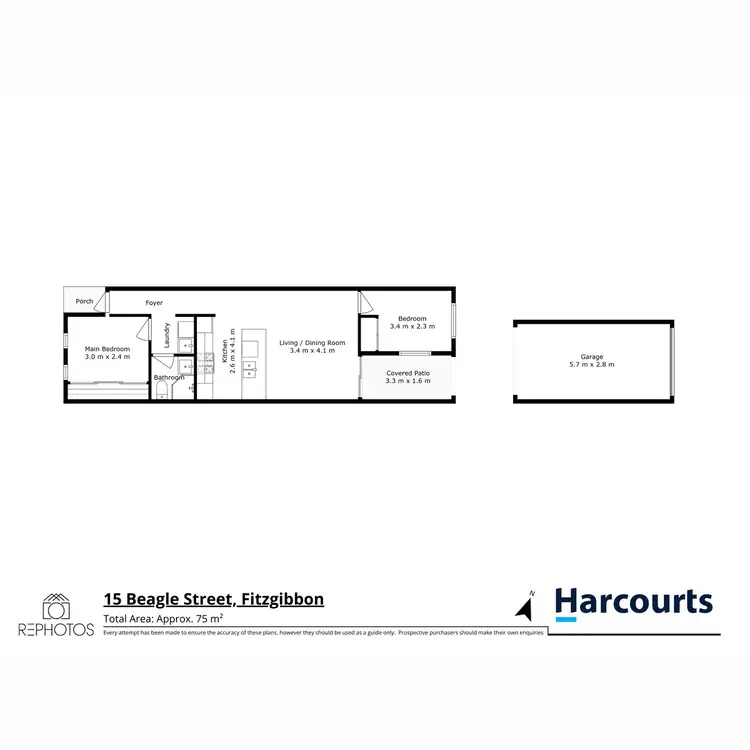 Floorplan of Homely house listing, 15 Beagle Street, Fitzgibbon QLD 4018