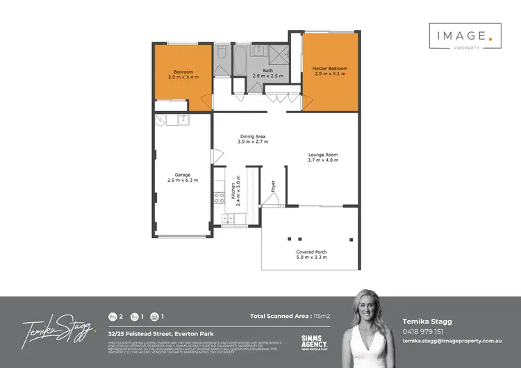 Floorplan of Homely unit listing, 32/25 Felstead Street, Everton Park QLD 4053