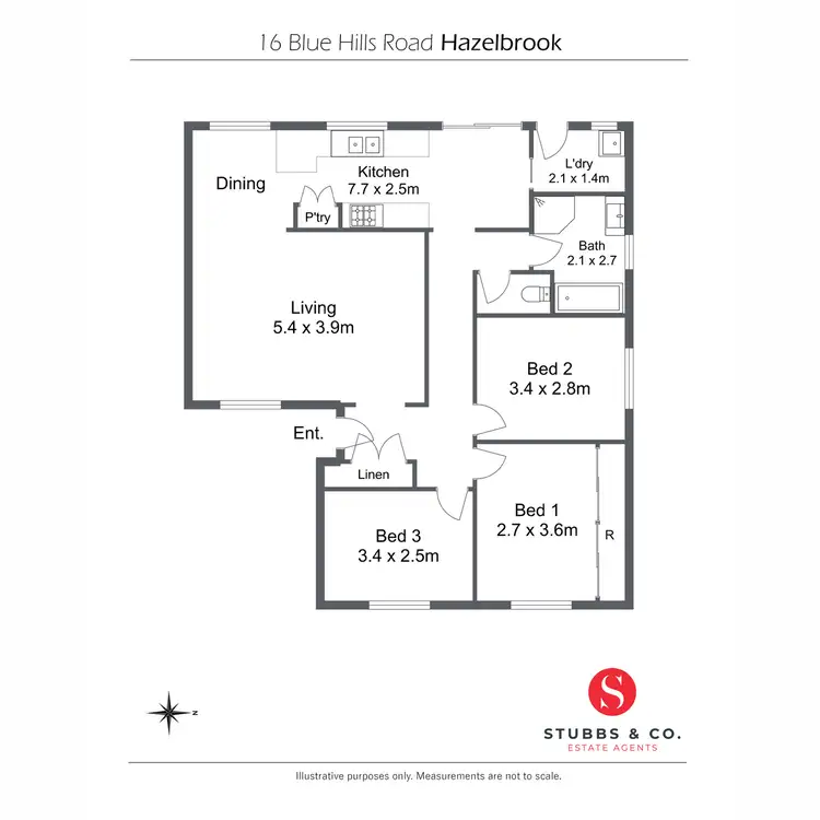 Floorplan of Homely house listing, 16 Blue Hills Road, Hazelbrook NSW 2779