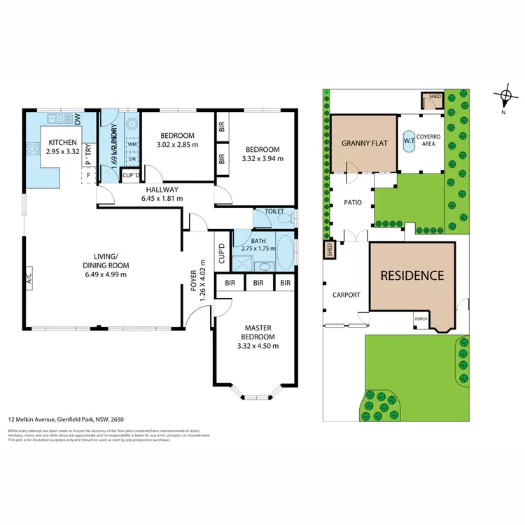 Floorplan of Homely house listing, 12 Melkin Avenue, Glenfield Park NSW 2650