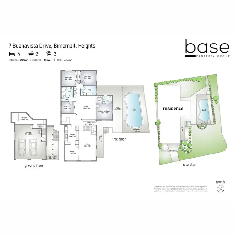 Floorplan of Homely house listing, 7 Buenavista Drive, Bilambil Heights NSW 2486