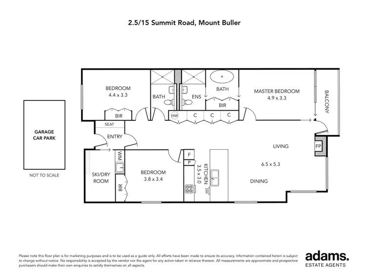 Floorplan of Homely apartment listing, 2.5/15 Summit Road, Mount Buller VIC 3723