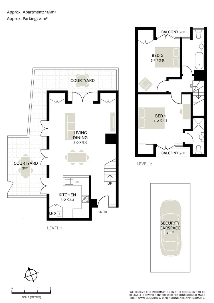 Floorplan of Homely apartment listing, 2/70 Marlborough Street, Surry Hills NSW 2010