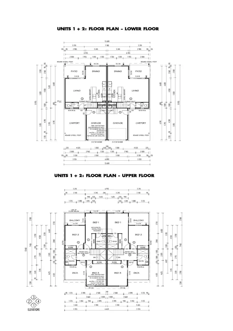 Floorplan of Homely townhouse listing, Proposed Lots 1-5/46 Beelbee Street, Harristown QLD 4350