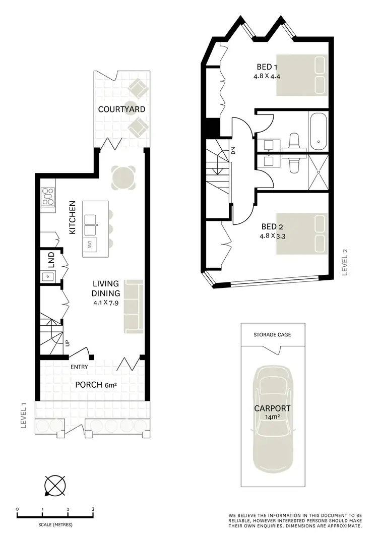 Floorplan of Homely townhouse listing, 2/142 Lawrence Street, Alexandria NSW 2015