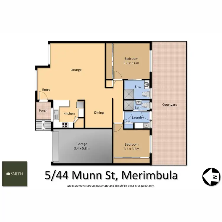 Floorplan of Homely apartment listing, 5/44 Munn Street, Merimbula NSW 2548