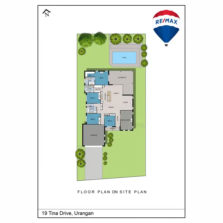 Floorplan of Homely house listing, 19 Tina Drive, Urangan QLD 4655