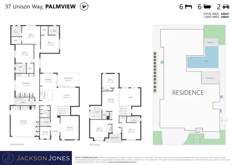 Floorplan of Homely house listing, 37 Unison Way, Palmview QLD 4553