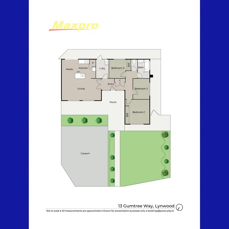 Floorplan of Homely house listing, 13 Gumtree Way, Lynwood WA 6147