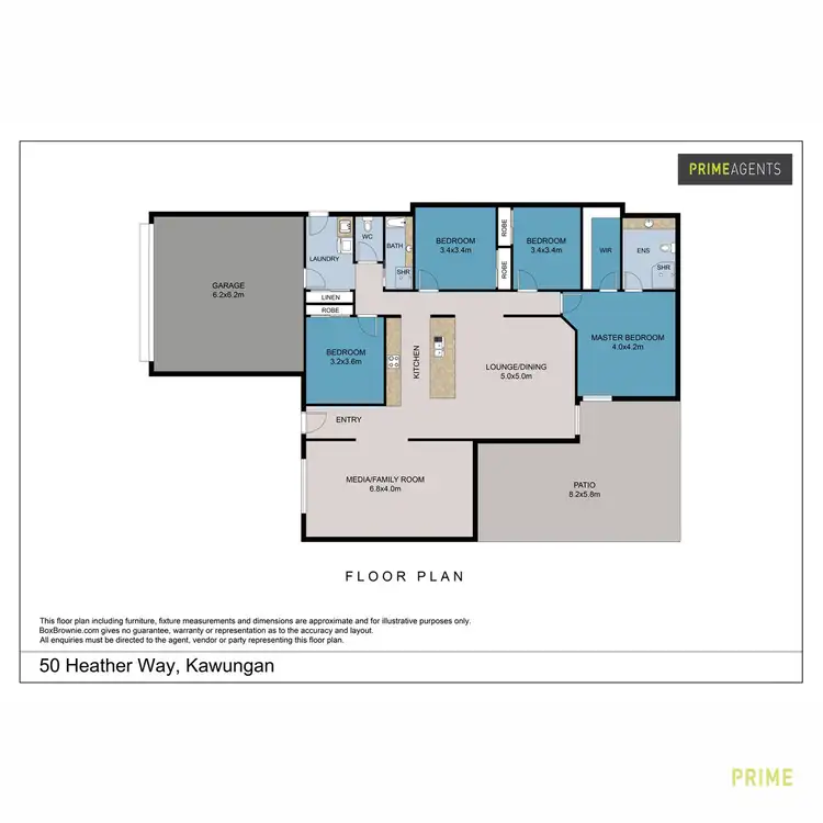 Floorplan of Homely house listing, 50 Heather Way, Urraween QLD 4655