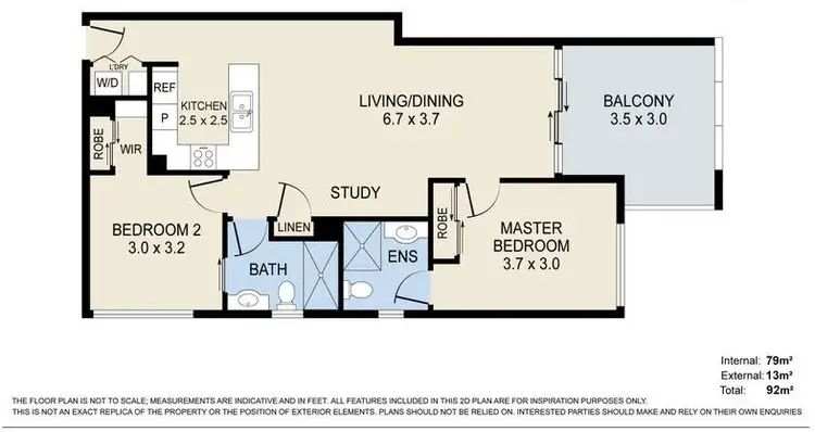 Floorplan of Homely apartment listing, 101/24-26 Bromley Street, Kangaroo Point QLD 4169