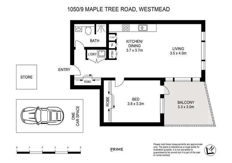 Floorplan of Homely apartment listing, 1050/9 Maple Tree Road, Westmead NSW 2145